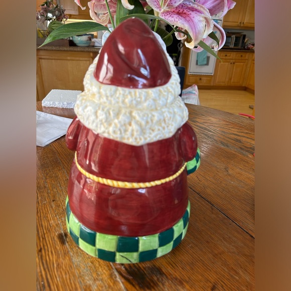 SAINT NICK/ SANTA CLAUS Vintage 11" Cookie Jar - Picture 2 of 9
